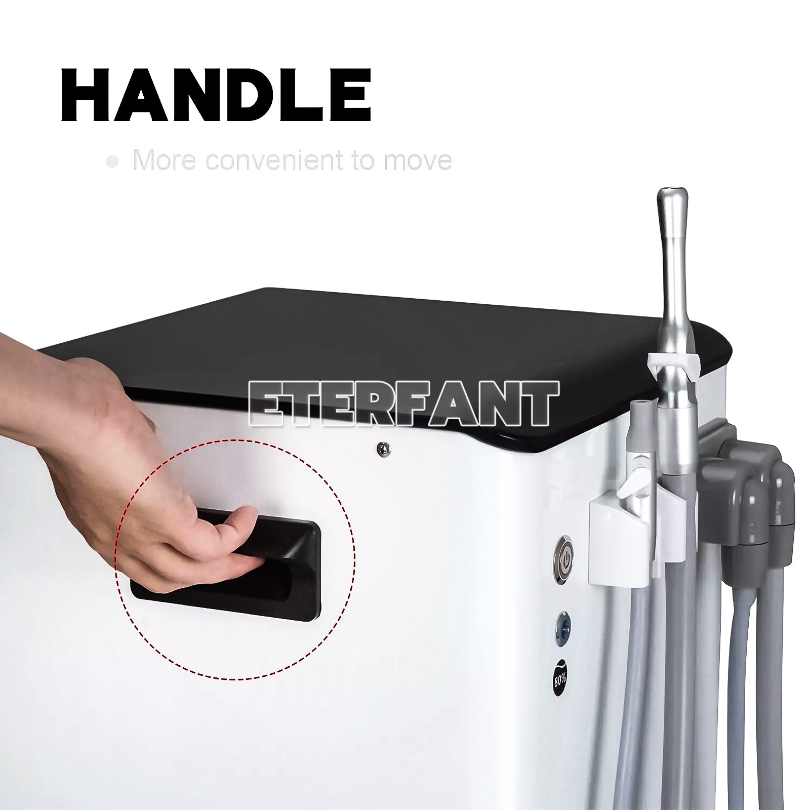 Electric Dental Suction Unit Machine Vacuum System Pump Semi-Dry Type Unit US