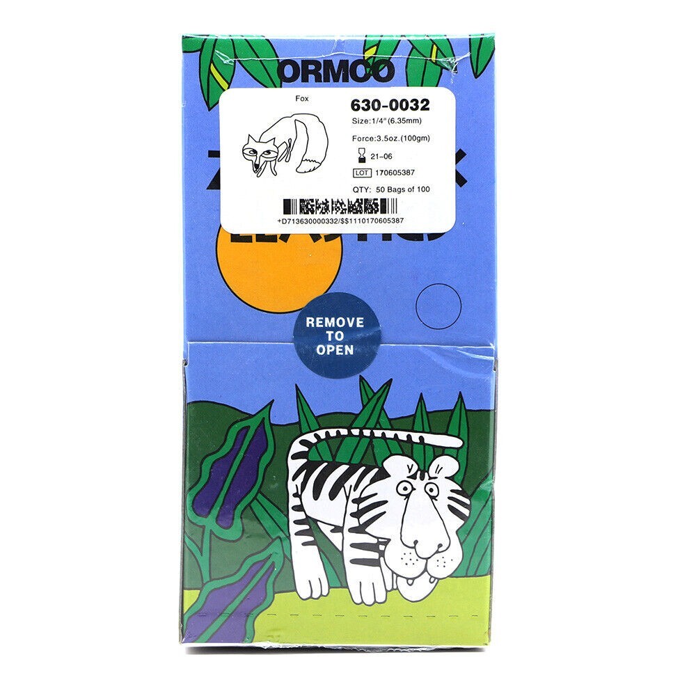 1 Pack 5000pcs/box Dental Orhtodontic Zoo ormaco elastic band Fox 3.5 OZ 1/4″