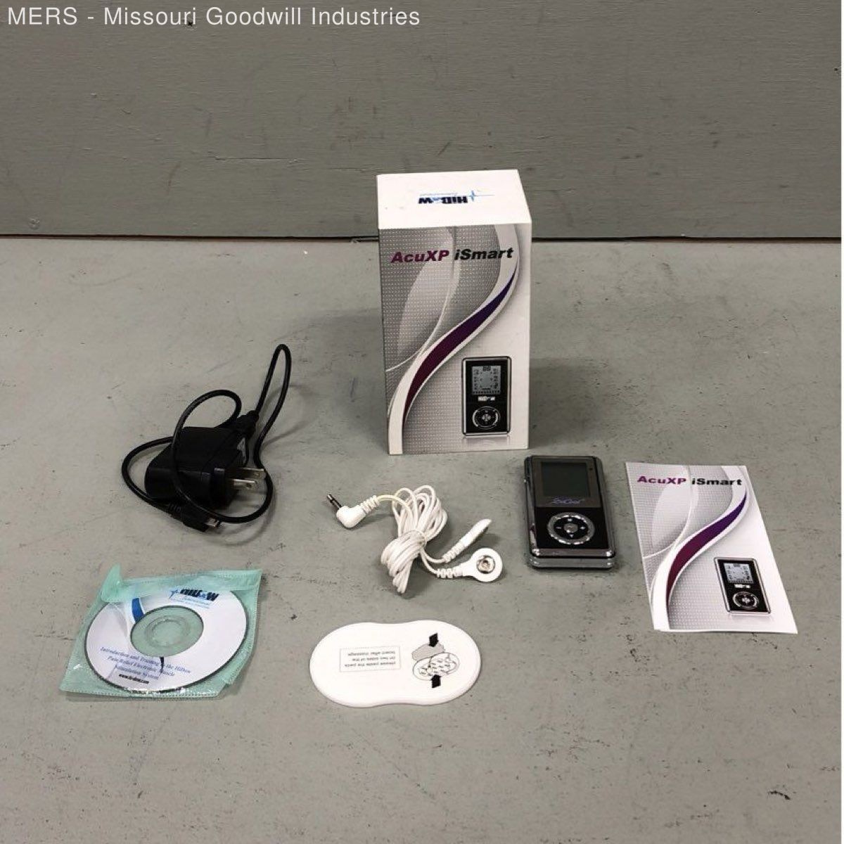 Hi-Dow AcuXP iSmart Powered Muscle Stimulator TENS Unit As-Is Didnt Power On