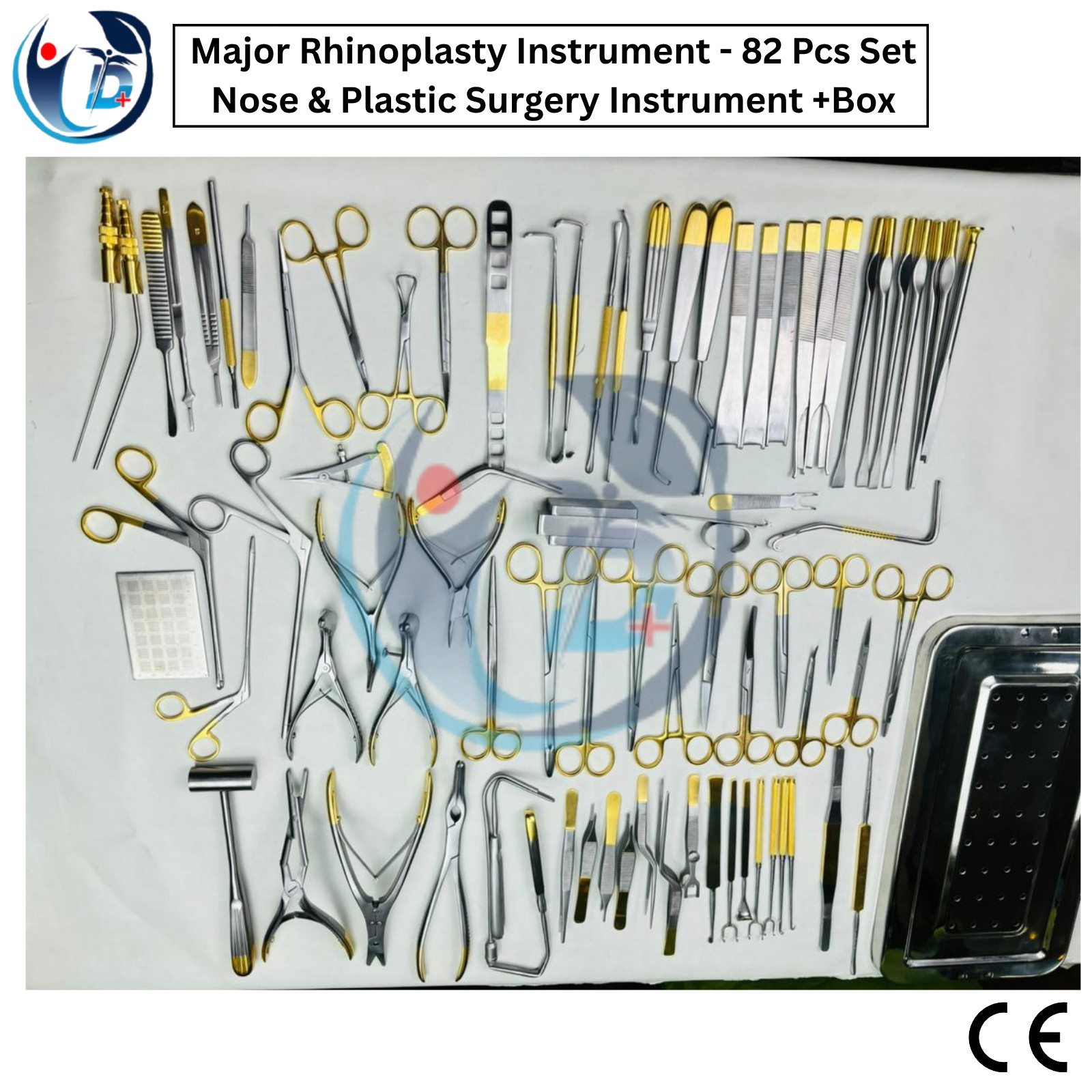 Major Rhinoplasty Instrument – 82 Pcs Set Nose & Plastic Surgery Instrument +Box