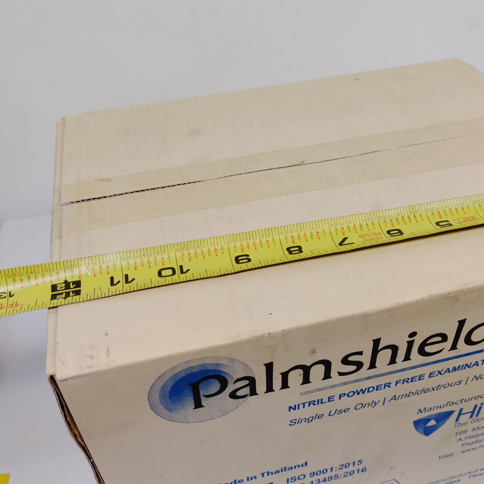 Palmshield Nitrile Powder & Latex Free Disposable Large Gloves Case Exp 04-2026
