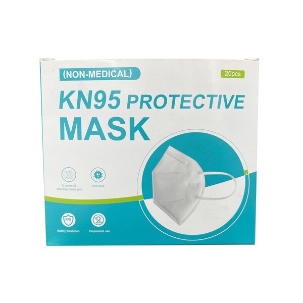 KN95 Protective Face Mask – Non-Medical Use (12 Piece) – EXPIRED FREE