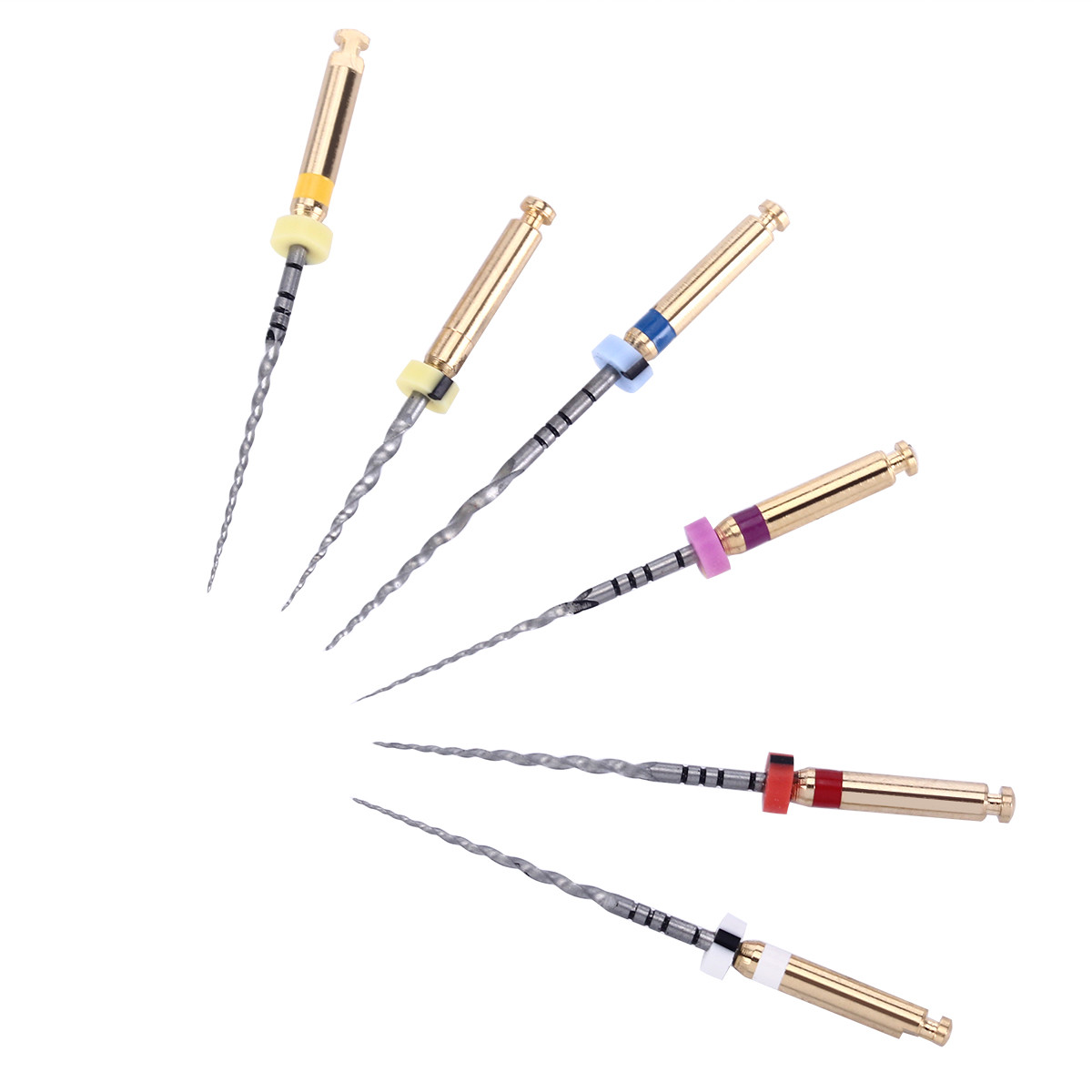 5Packs Dental Endodontic Niti Super Rotary Files Root Canal Engine SX-F3 25mm