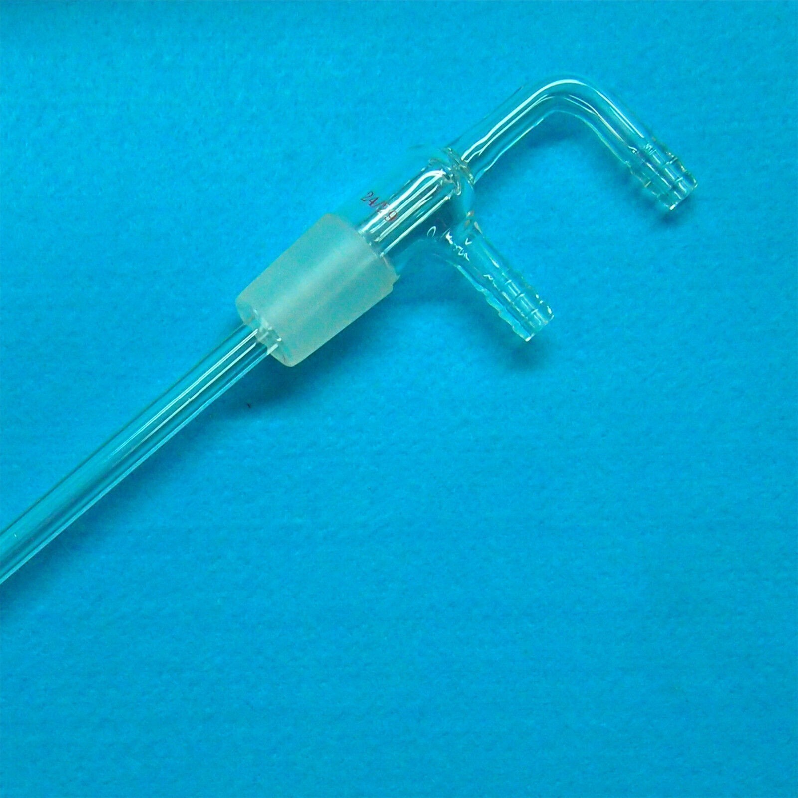 150mm 24/29 90Bend Lab Glass Long Stem Hose Inlet Adapter Vacuum Hose Connection