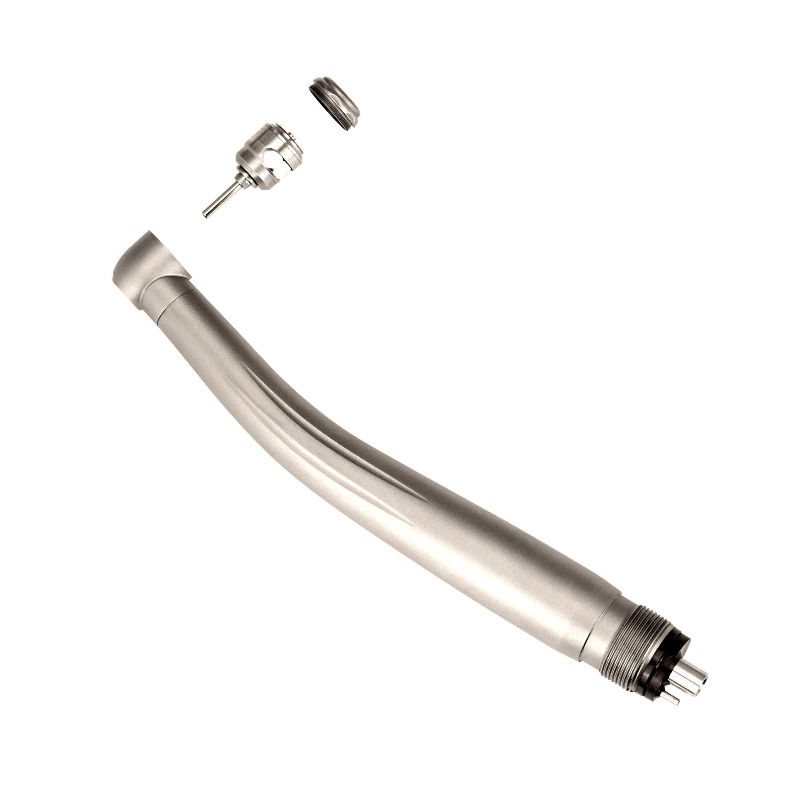 Ceramic Turbine-Dental High Fast Speed Handpiece Push Button Single Spray 4 Hole