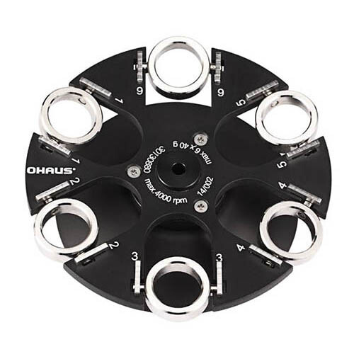 OHAUS R-S6x5/4 Swing-out Style Rotor, 6 x 5 mL, 1,817 g, 4,000 rpm