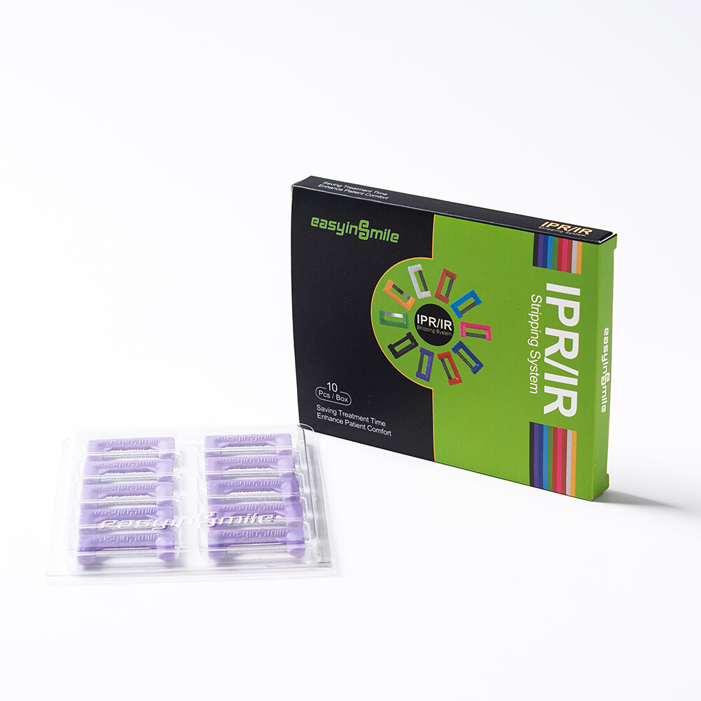 10X Dental Hand Use Orthodontic IPR Strips0.2mm THK Interproximal Reduction Kits