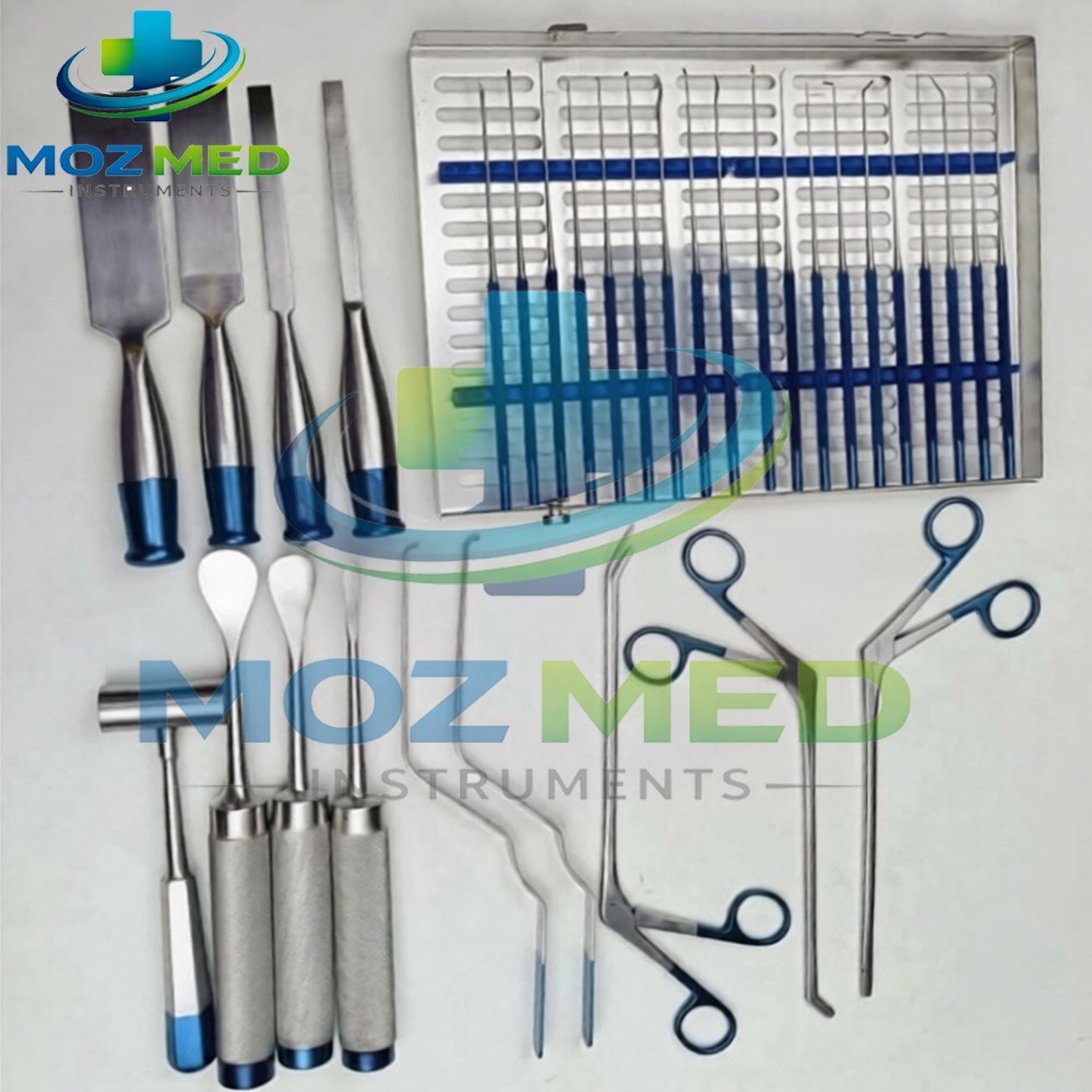 Basic Craniotomy Orthopedic Spine Surgical Instrument 33 Pcs Set Premium Quality