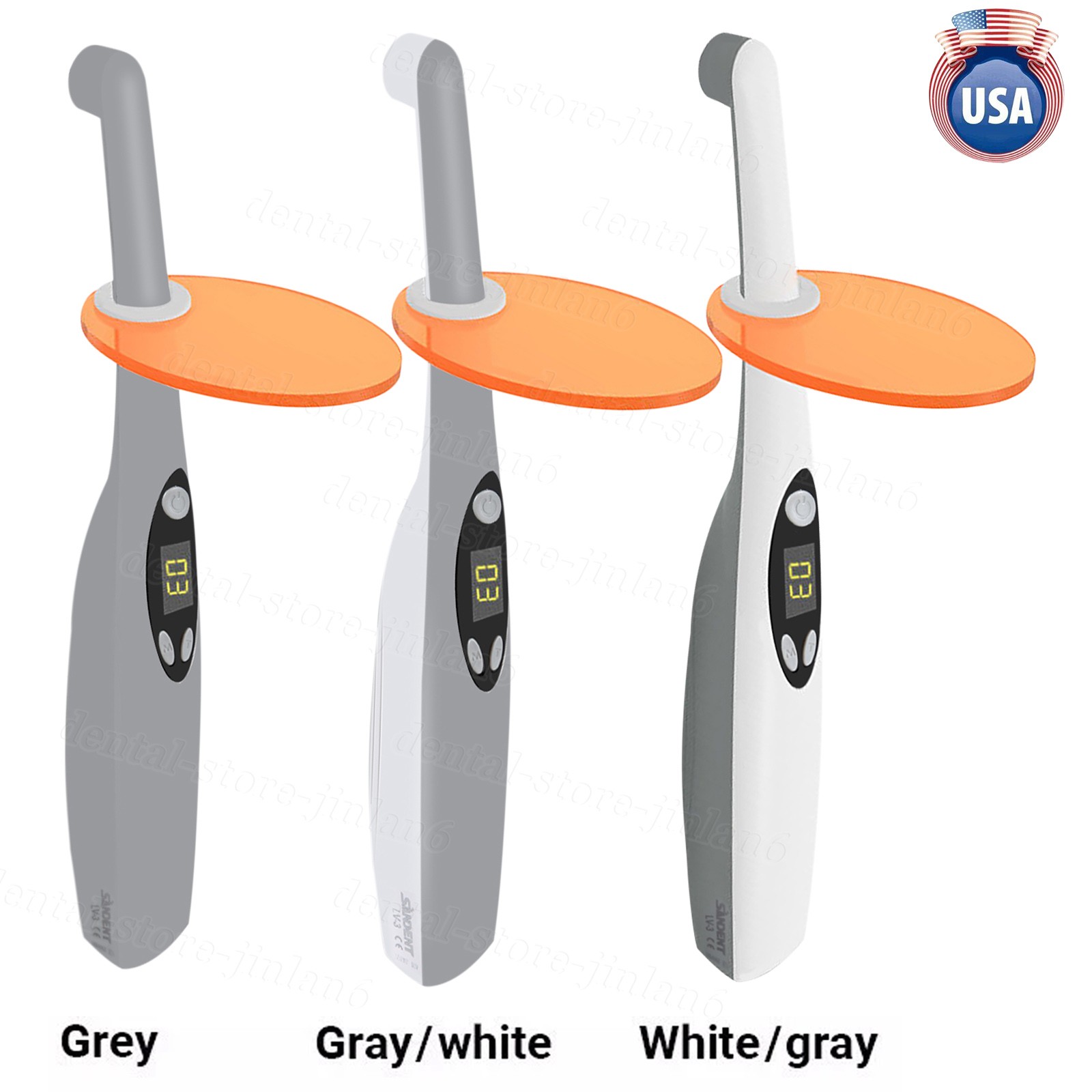 Dental LED Curing Light Cure Lamp Wireless Cordless Composite Resin 3S FDA