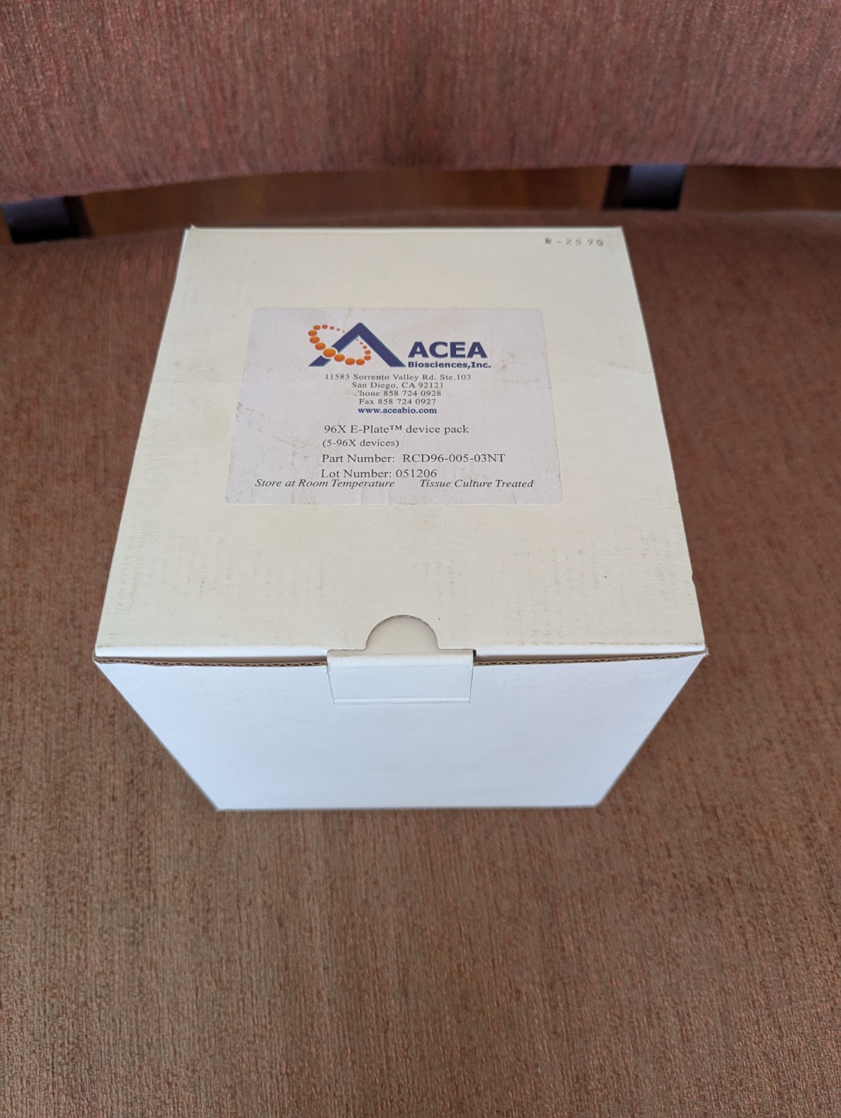 New Box of 5 ACEA 96X E-Plate Device Pack RCD96-001-03 for 5-96X Devices Plates