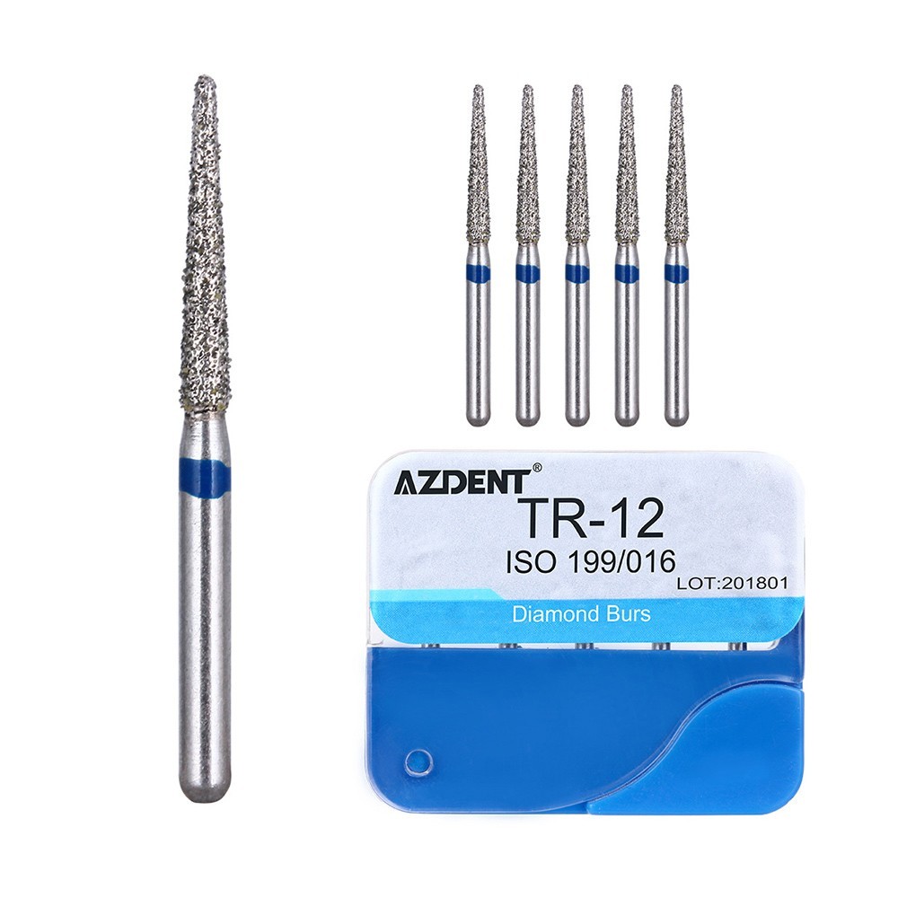 100Pzas Dental Fresas Dentales de Diamante FG Mezclado 20 Tamaño