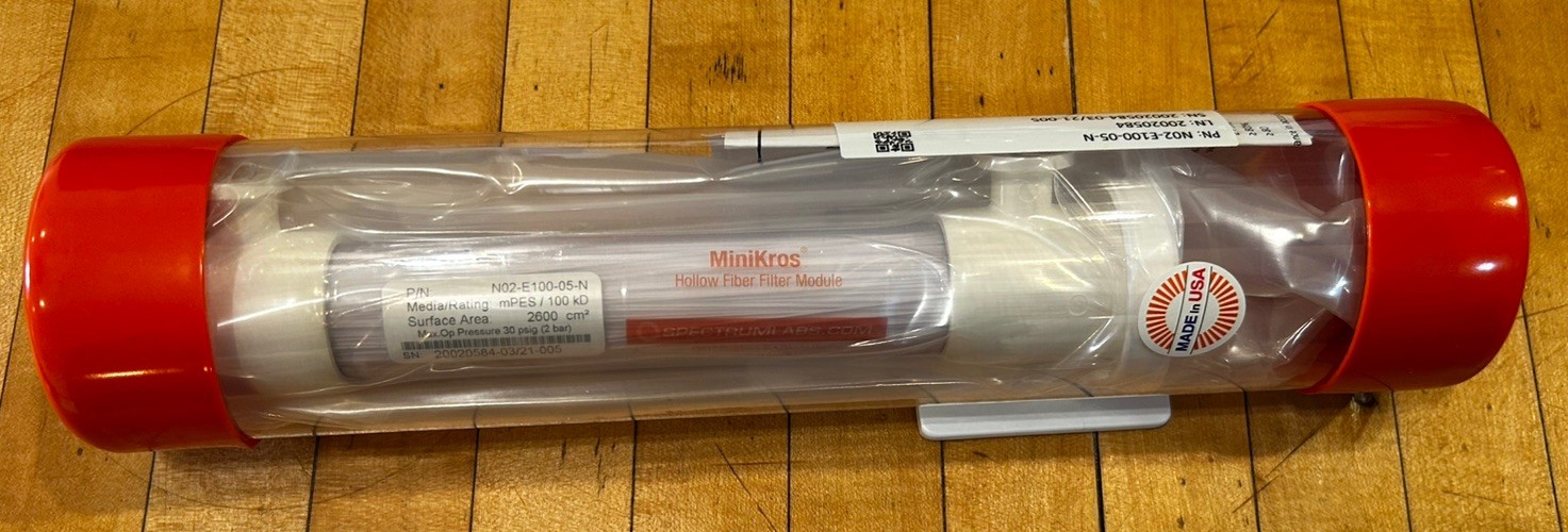 Sealed – Repligen MINIKROS 20CM 100K MPES 0.5MM 1.5TC X 3/4TC 2600cm2 area