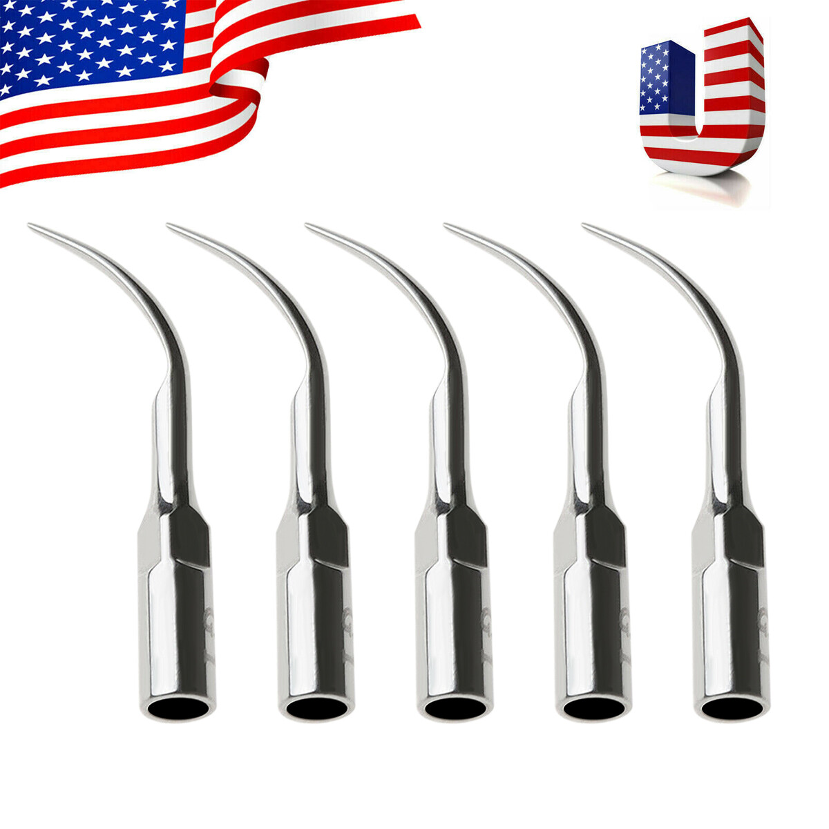 Dental Ultrasonic Air Perio Scaler Handpiece Scaling 2/4Hole + 3 Tips G1 G2 G4