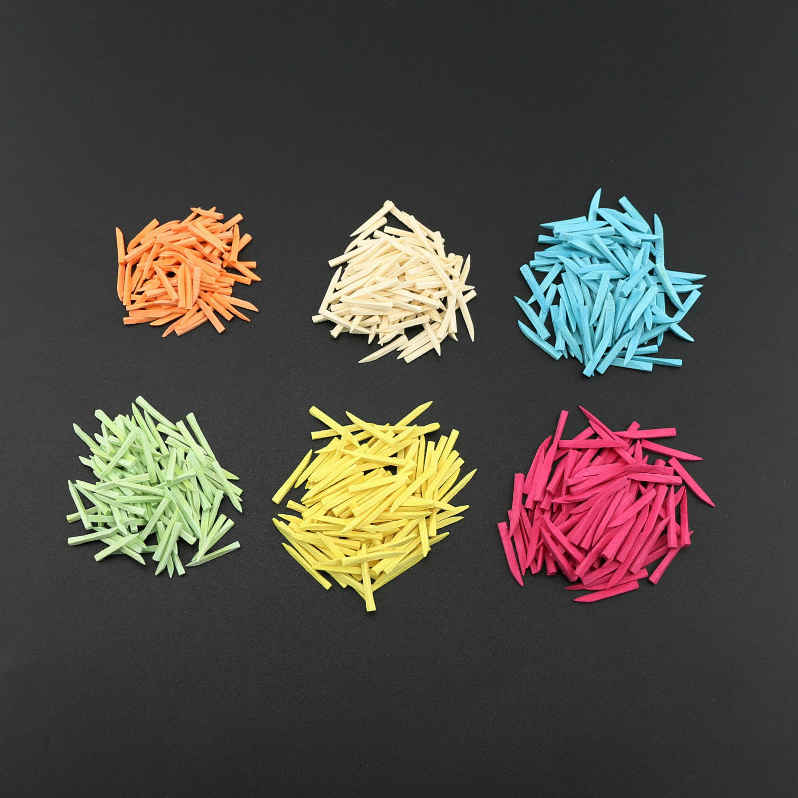 600 Pcs Dental Interdental Composite Contoured Wooden Wood Wedges