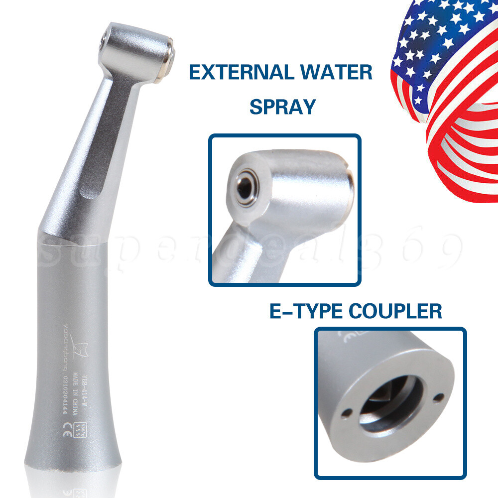 Dental Low Speed Push Button Contra Angle+Straight+Air Motor Handpiece 2Hole Kit