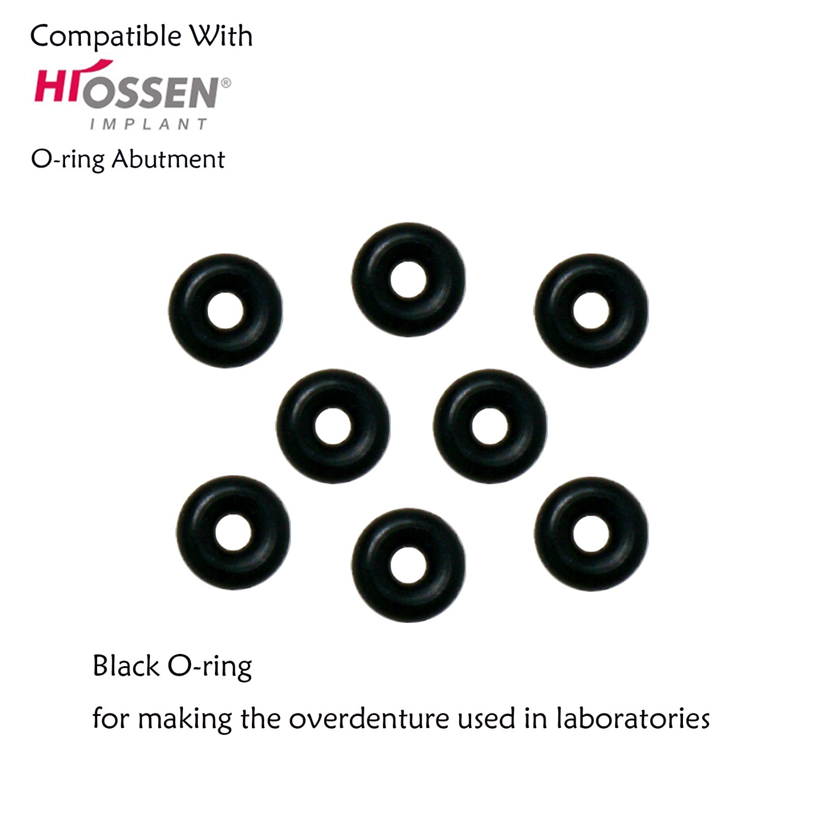 Dental O-Ring Retention Kit Metal Housing for Hiossen Osstem Hex Ball Abutment