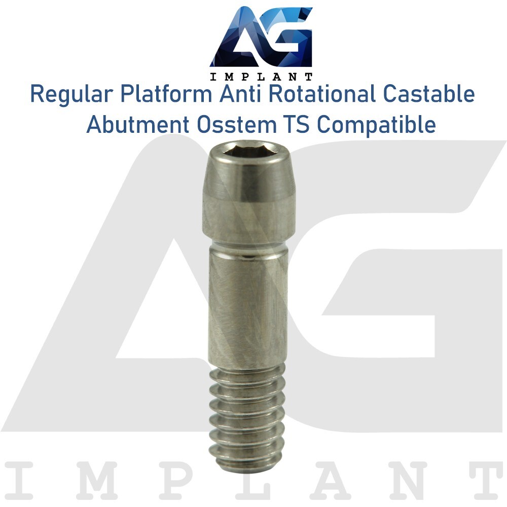 10 Anti Rotational Castable Abtment 2.5mm Fit Regular Platform 0sstem® TS