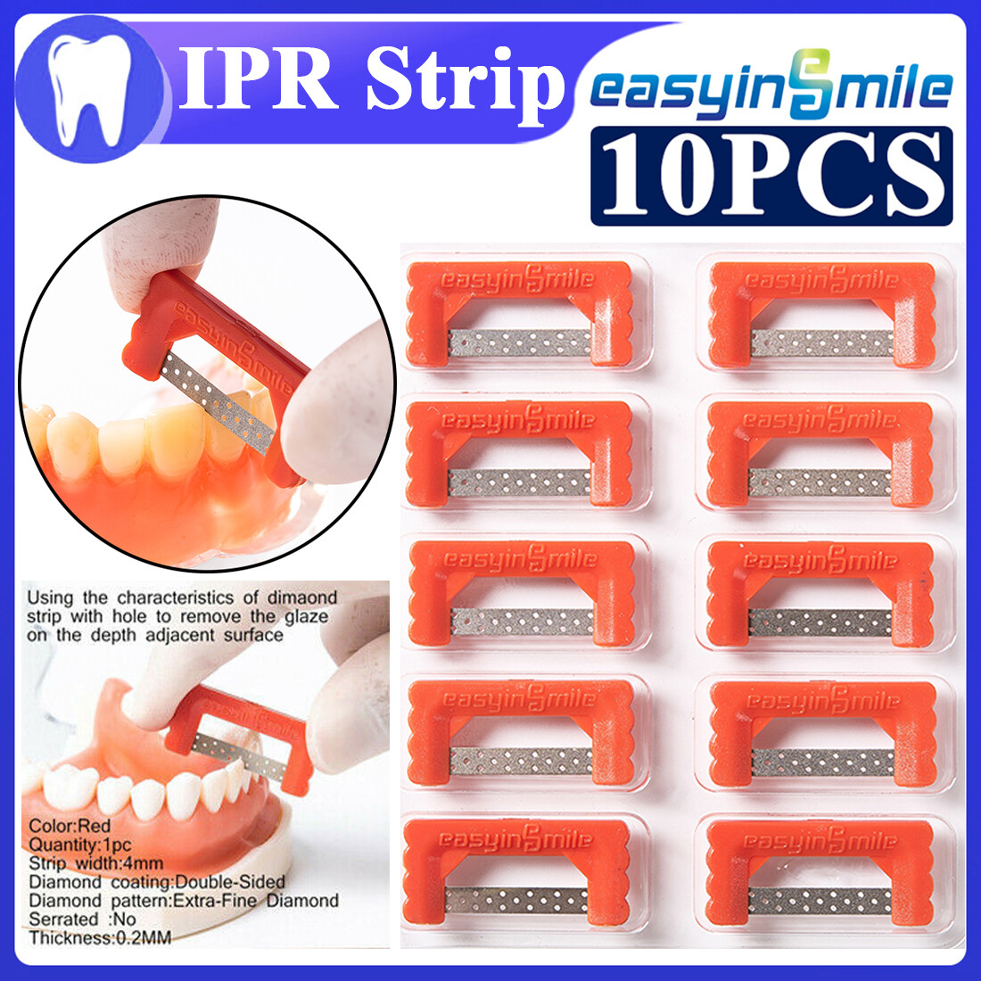 Dental IPR Orthodontic Reduction Strip Kits Interproximal Enamel Strips EASYINSM