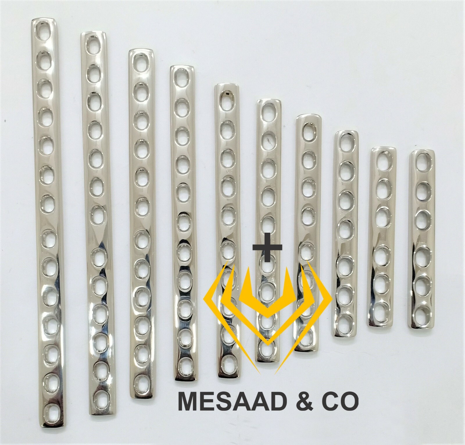 DCP Plytes 3.5 mm 6 to 14 Holes Set with 200 Screws by Mesaad
