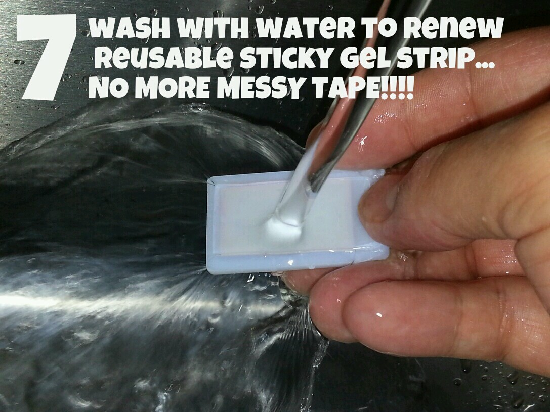 XRAY MARKER WASHABLE ADHESIVE – 6 SETS RADGRIP / GECKO STRIPS (12 pieces)