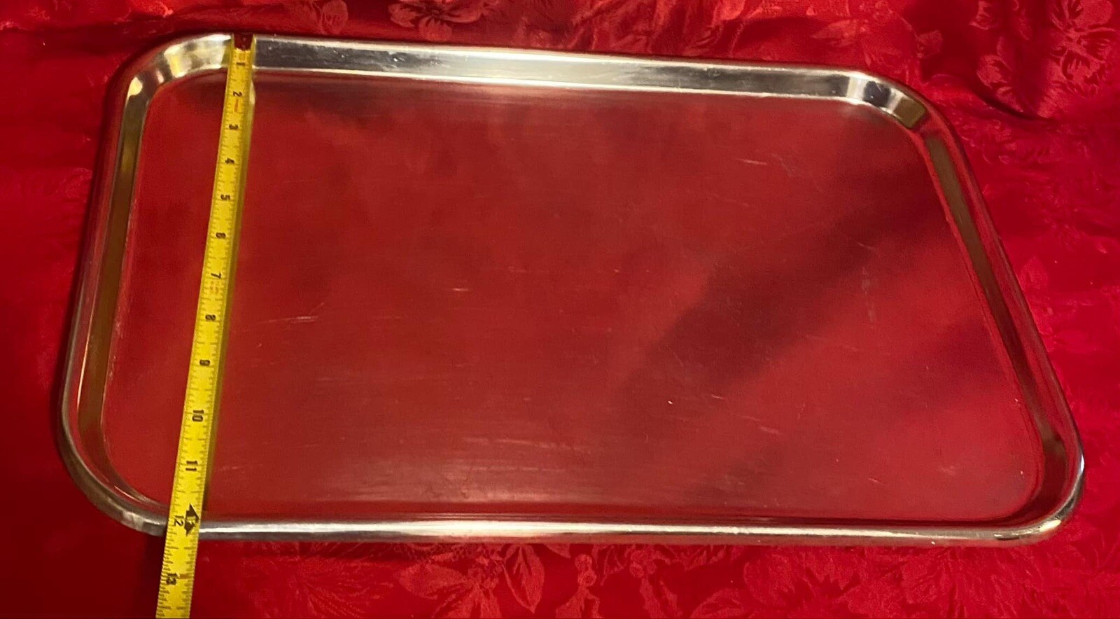 Polar Ware 19FF Instrument Tray Oblong Stainless Steel 19 X 12 X 3/4 inches