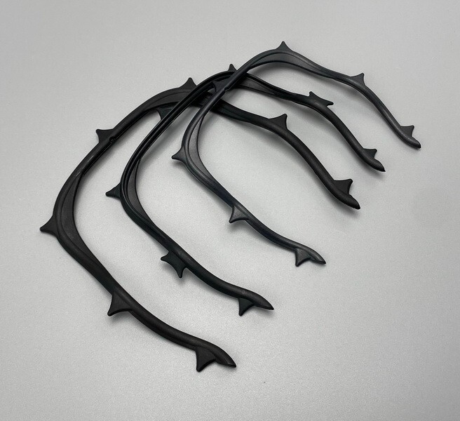 1Pc Dental Rubber Dam Sheet Frame Brackets Foldable/Plastic Black/Steel Frames
