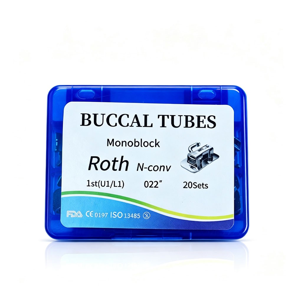 20 Sets Dental Orthodontic Monoblock Buccal Tubes 022 1st Molar MBT/Roth Tube