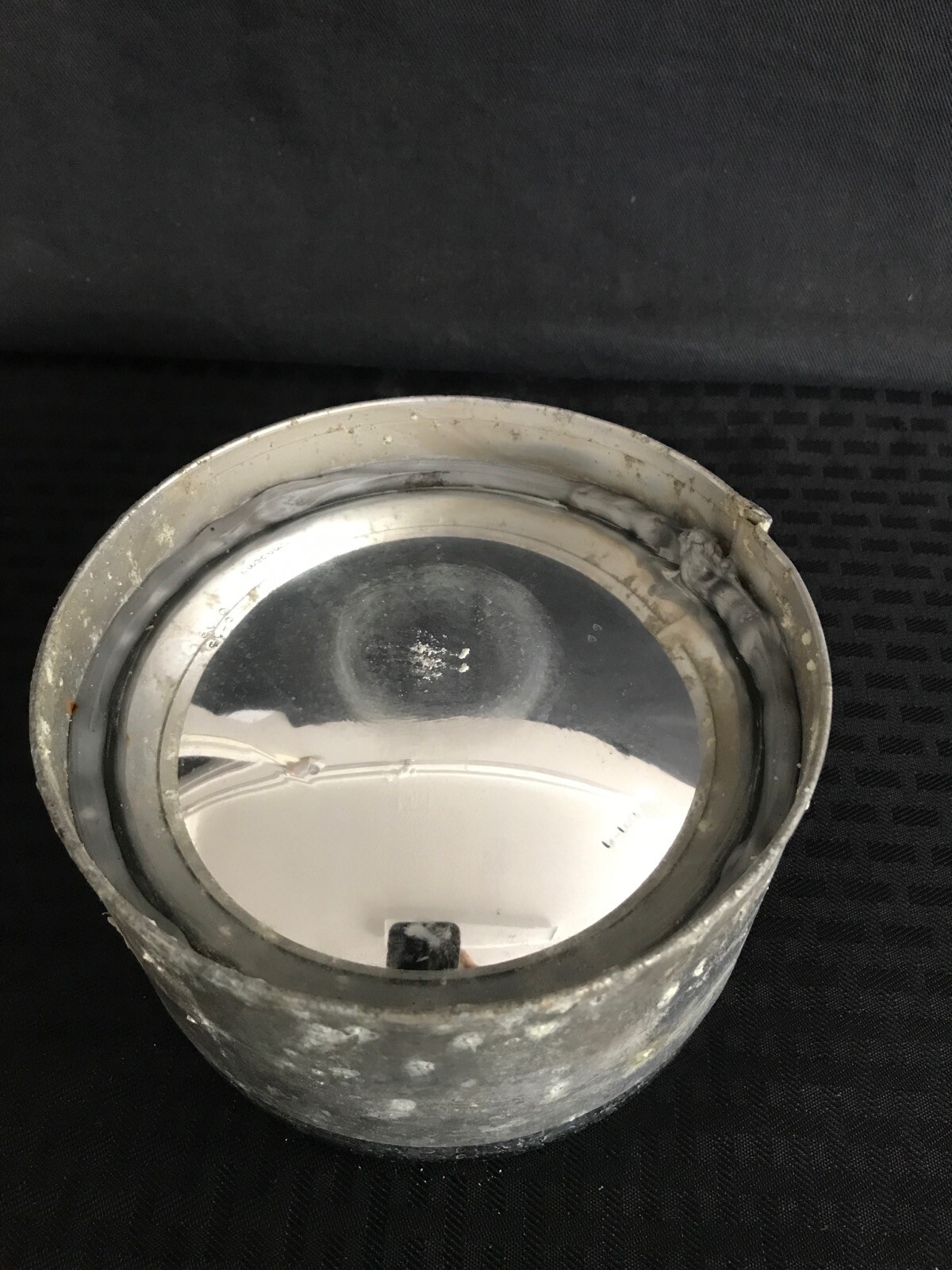 Lab 800mL Cylindrical Glass Aluminum Low Form Dewar Flask 134mm ID 75mm D