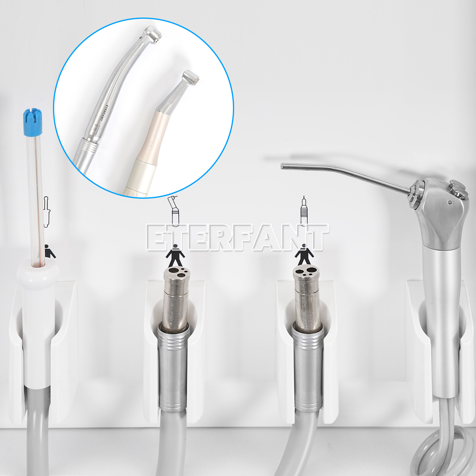 BD-402 Portable Dental Delivery Unit Air Compressor Suction System 4 Holes