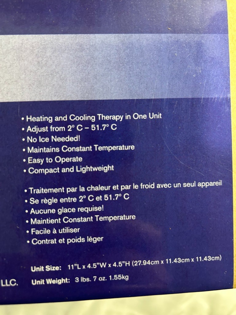 ThermaZone REF 003-99 Heat Cool Thermal Therapy Unit Open Box Replacement No Pad