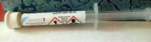 3 x Dental Ceramco3 Base Paste Opaque 2ml 0.07fl oz. by DENTSPLY