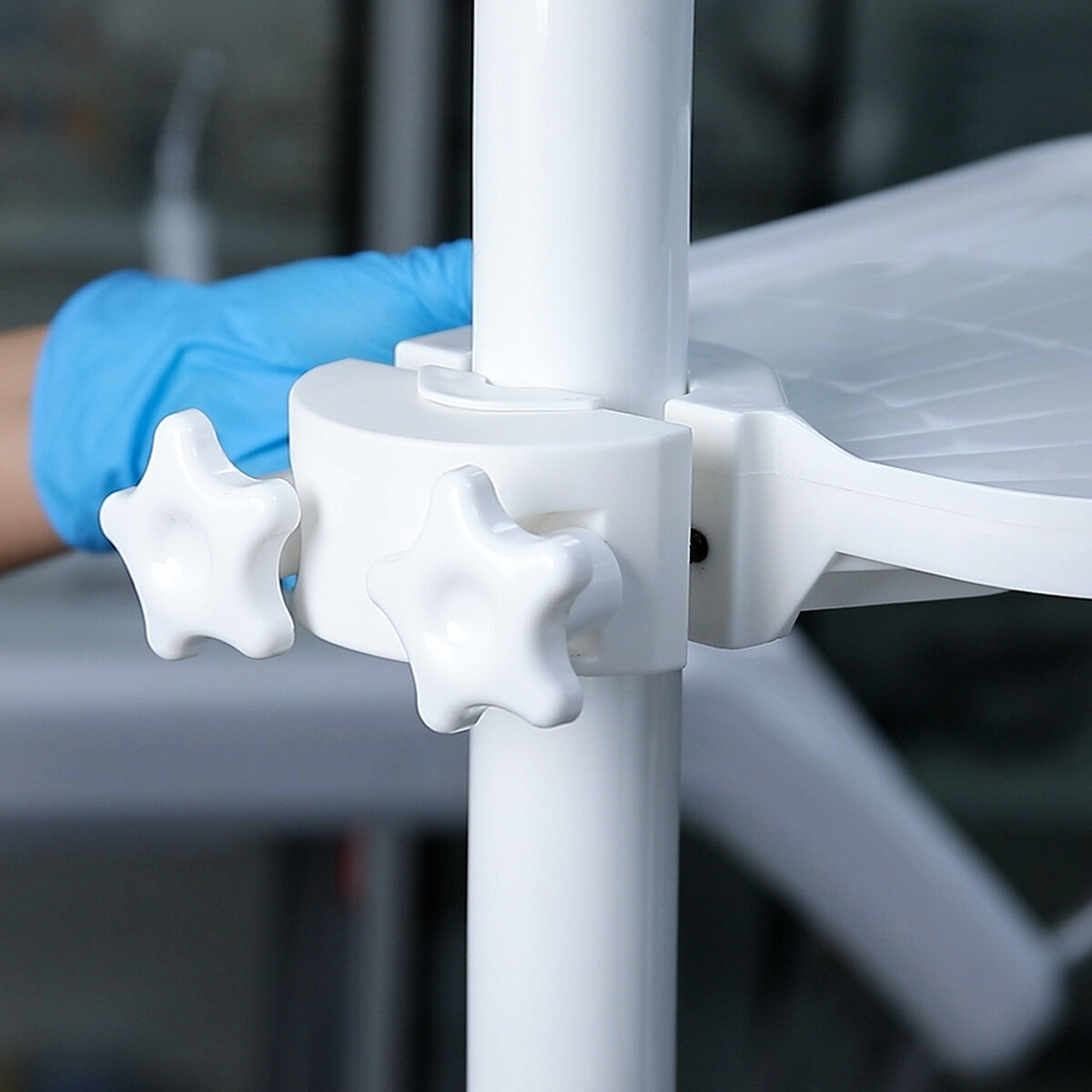 Dental Shelf Tray Table Tray Pole Mount Utility Easy Accessorie For Dental Chair
