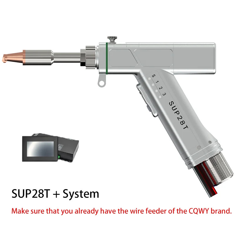 CQWY SUP28T Handheld Laser Welding Head Water Cool 3000W Laser Machine 4-in-1