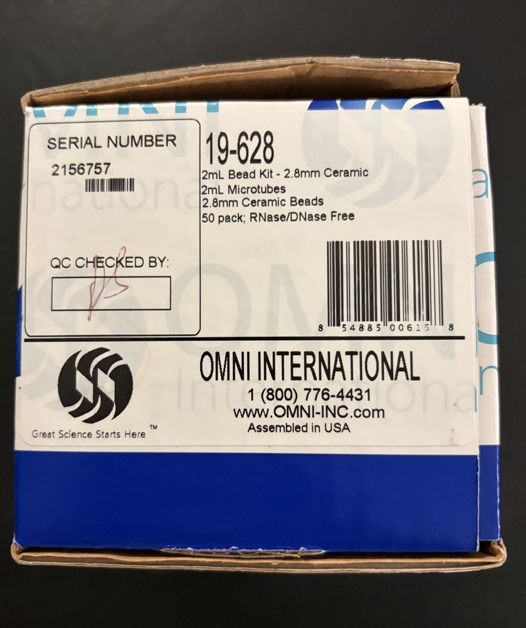 Revvity – Omni International- 19-628 – 2.8 mm Ceramic Beads – Ruptor 12 – 150x