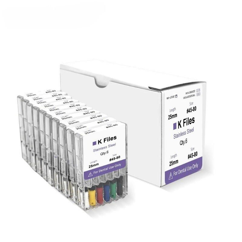 Dental Endo Files Hand Use R File 21/25/28/31mm Stainless Steel Root Canal Files