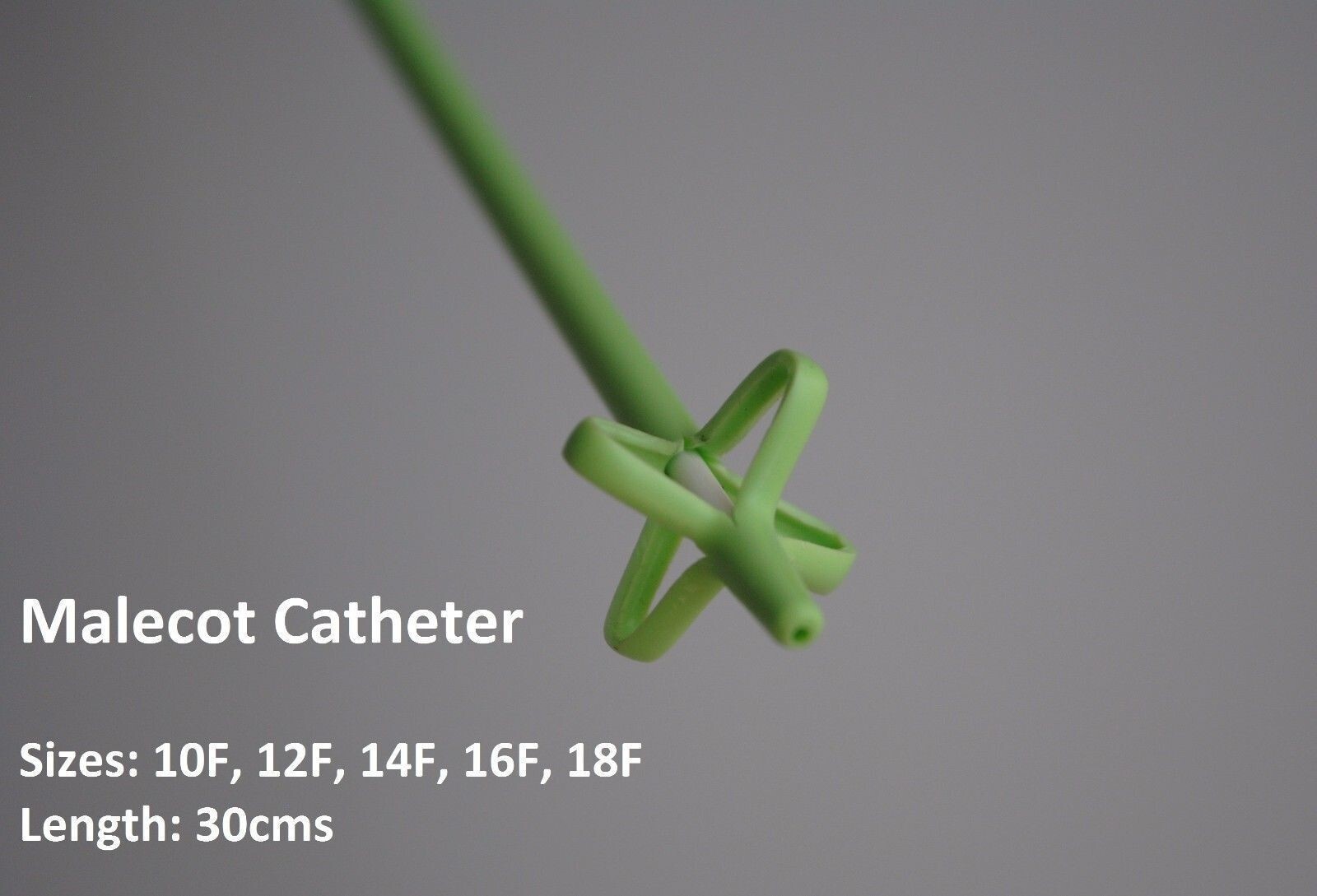 New MALECOT UROLOGY 6-16 Fr set of 10 – Lenght 30cm