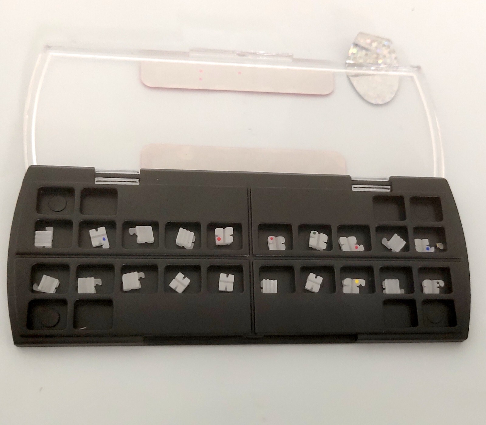 10 Sets Dental Ortho Braces Ceramic Brackets Mini Roth MBT 018 022 345 hooks