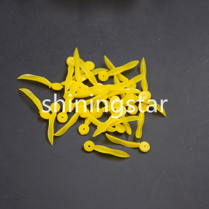 400 Pcs Dental Disposable Plastic Wedge With Holes All 4 Sizes Wave Poly-Wedge