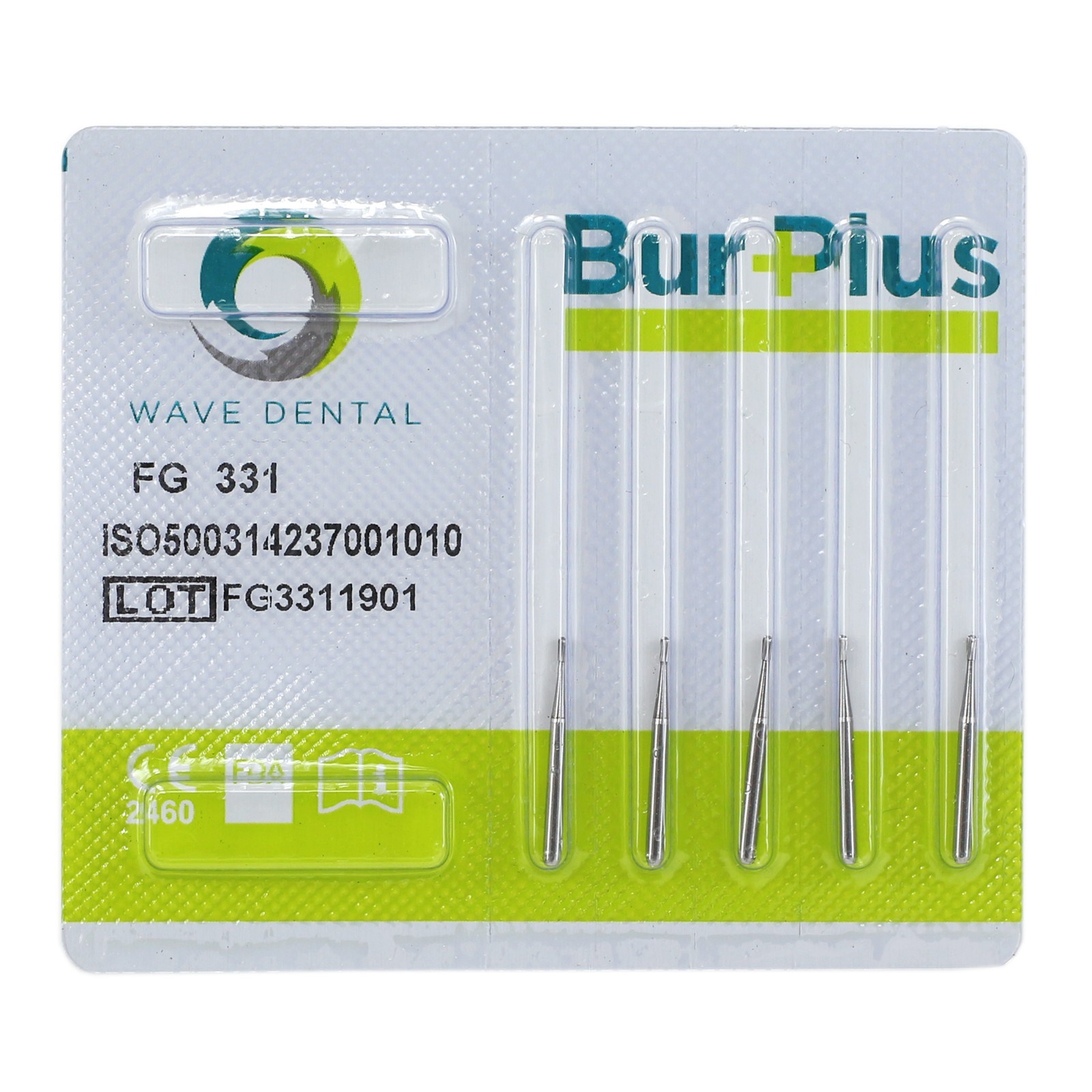 Wave Dental Carbide Burs FG 330 331 332 For High Speed Handpiece Pear Midwest