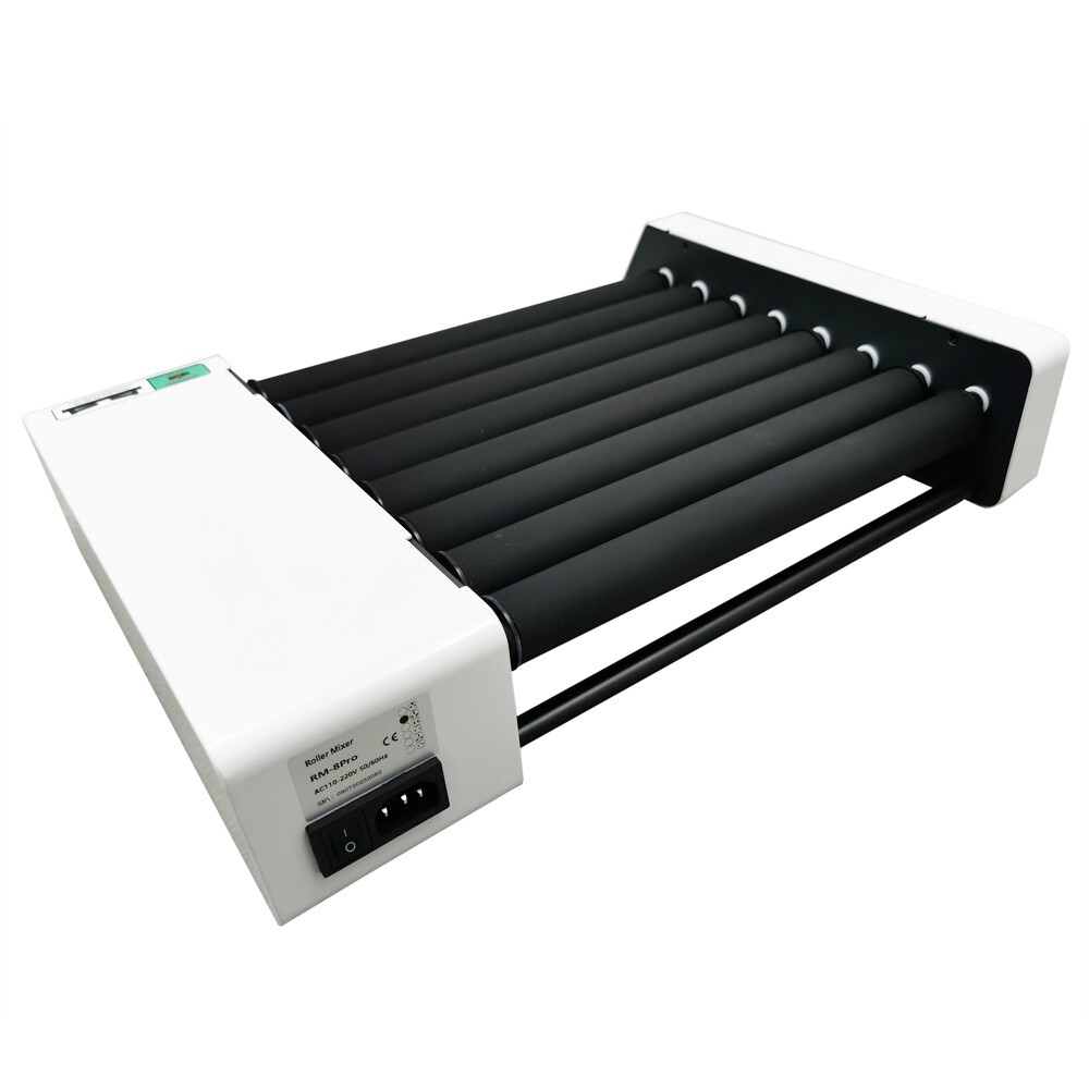 Eight Roller Blood Liquid Test Tube Mixer Lab LCD Speed Adjusted AC110-220V