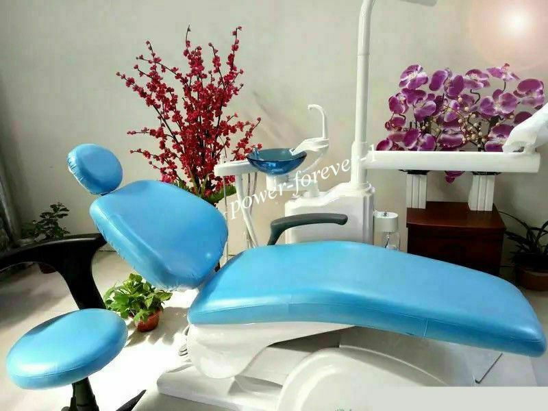 Dental Unit Chair Cover Full PU/CLOTH Dentist Stool Sleeves Waterproof 1Set