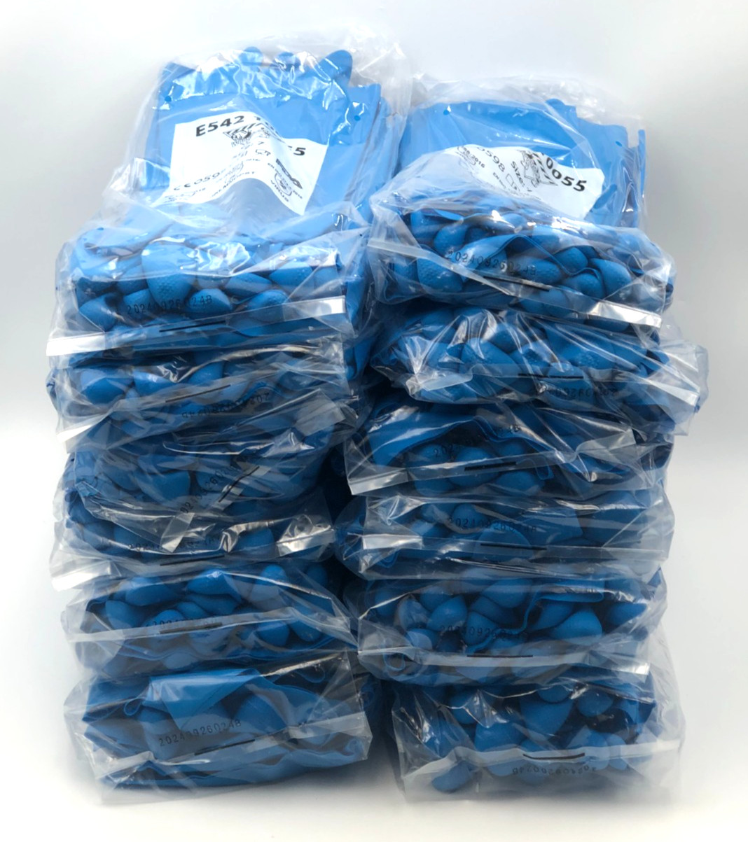 11 Mil Reusable Nitrile Gloves Blue Diamond Grip Size 7 Heavy Duty 144 Pairs NEW