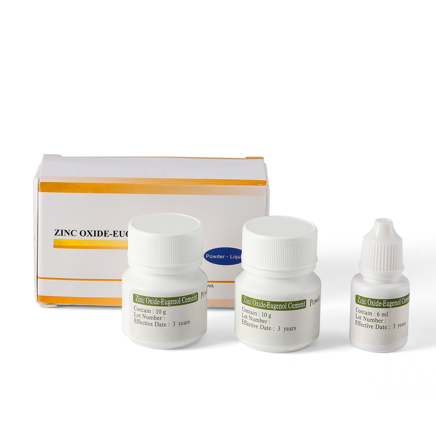 Dental Zinc Oxide Eugenol Cement Kit For Dental Use Self-Curing Type III