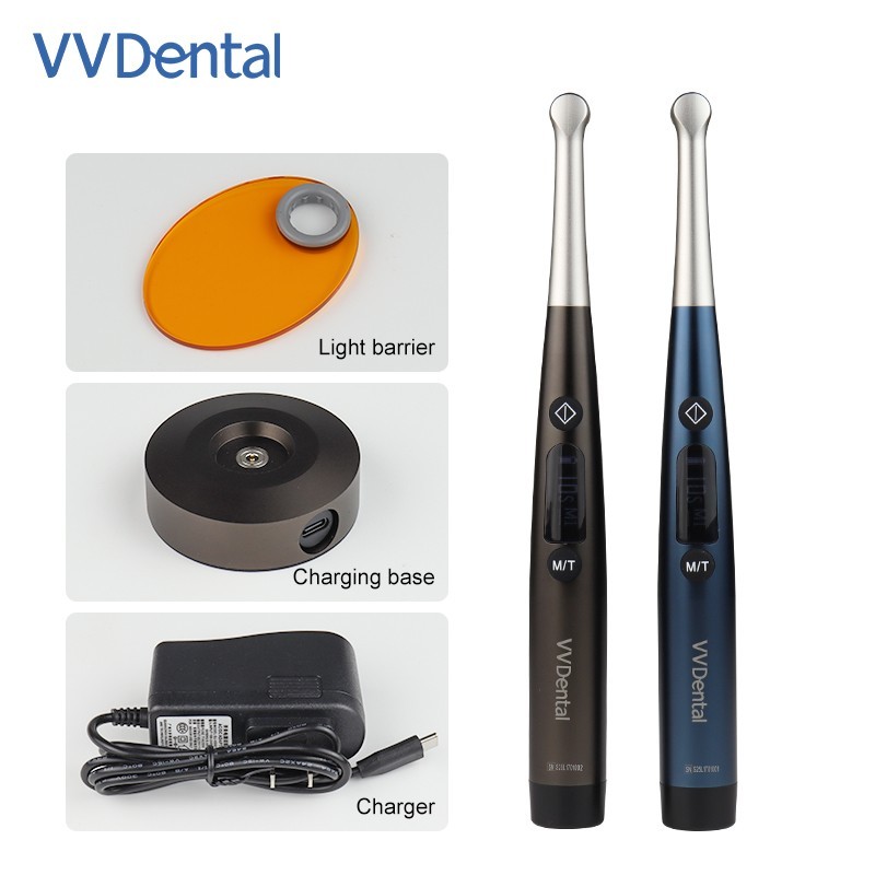 Dental Wireless Cordless LED Curing Light 1 Second Resin Cure Lamp 7 Mode 3100mw