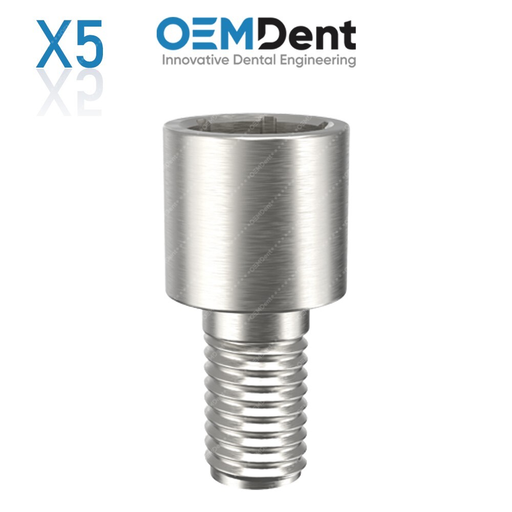 x5 Titanium Screw Multi Unit 1.4 Prosthetic GDT® Compatible Dental Restoration