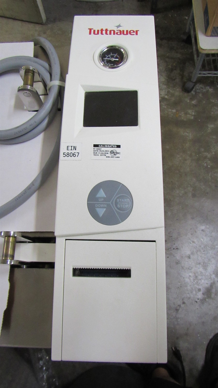 Tuttnauer 3870 ELV 85-Liter Vertical Autoclave/Sterilizer; 208/230V 3PH