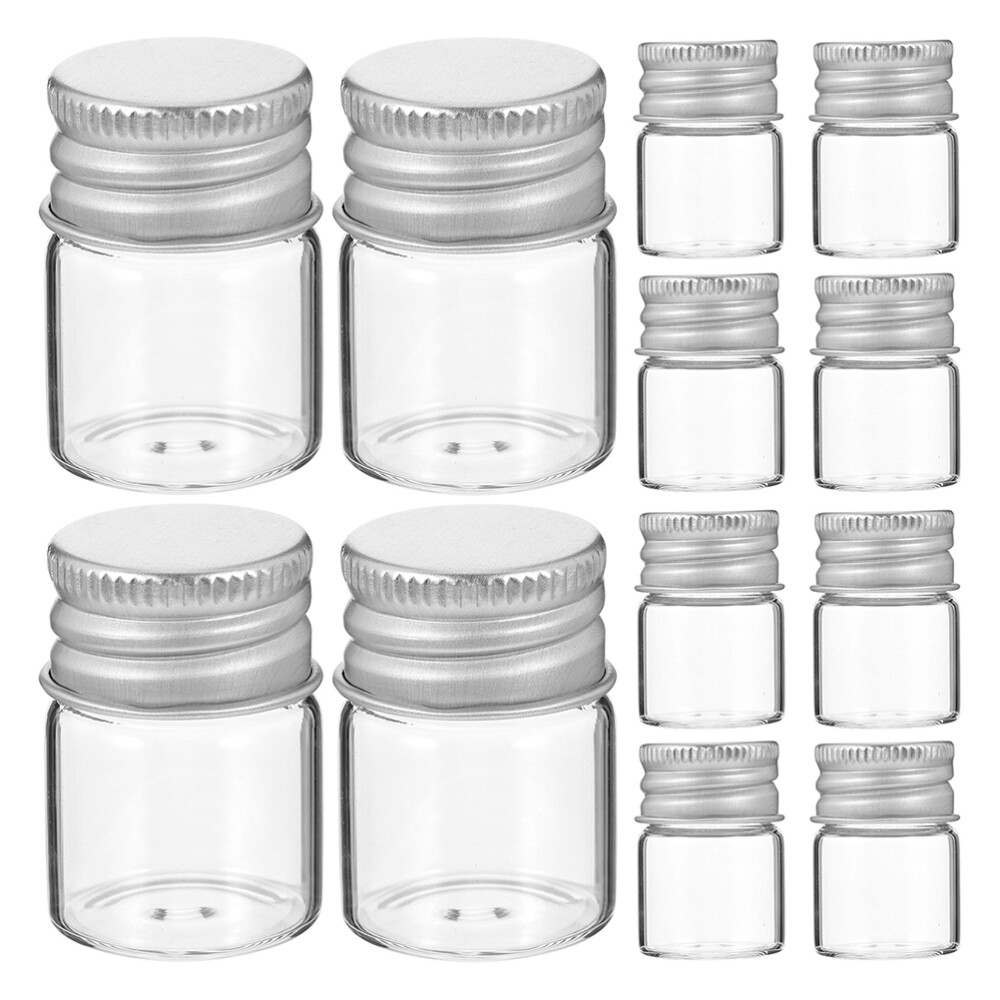 24PCS Mini Glass Bottles Mini Perfume Bottles Small Sample Bottles Tiny Vials