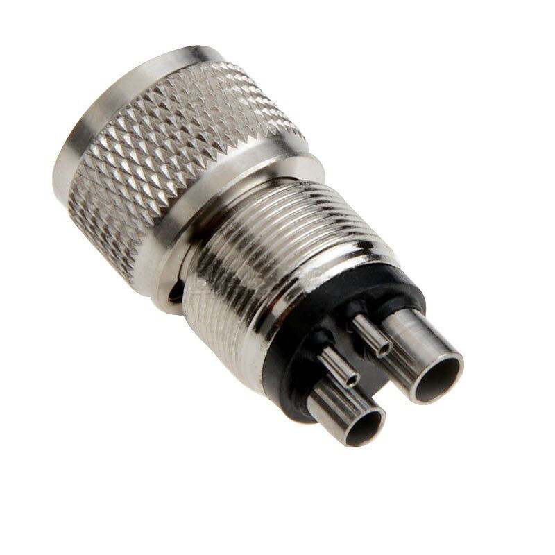 Dental Turbine Adapter Holes Changer Hole 4 to 2/2 to 4 Fit High Speed Handpiece