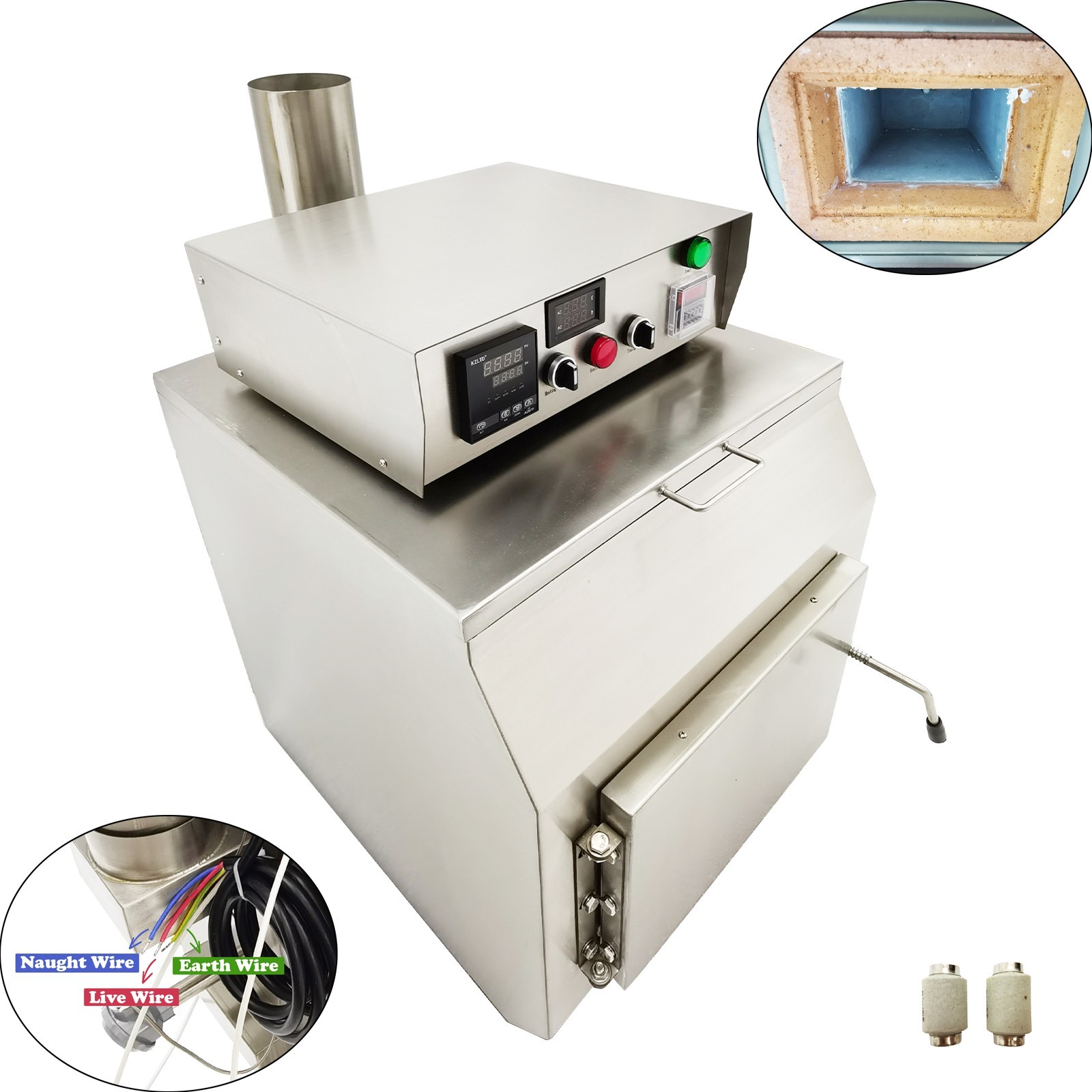 220V 1PH Digital Burnout Oven High Temperature Resistance Furnace Muffle Furnace