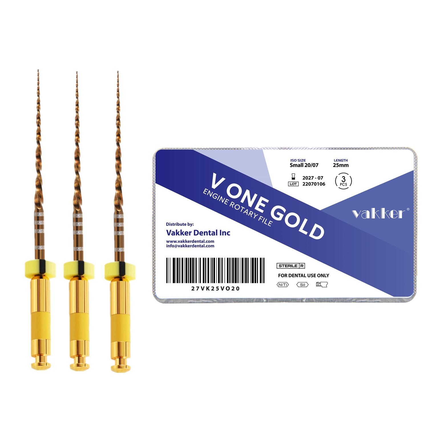 for Wave One Gold Reciprocating Engine Use Rotary Files S M L Primary 21/25/31MM